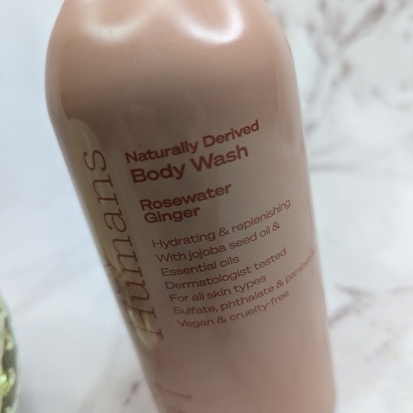 Hey Humans Naturally Derived Body Wash Rosewater Ginger 14 fl oz - Picture 2 of 8